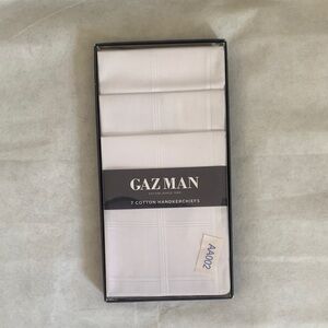NIB Classic White Cotton Pocket Square